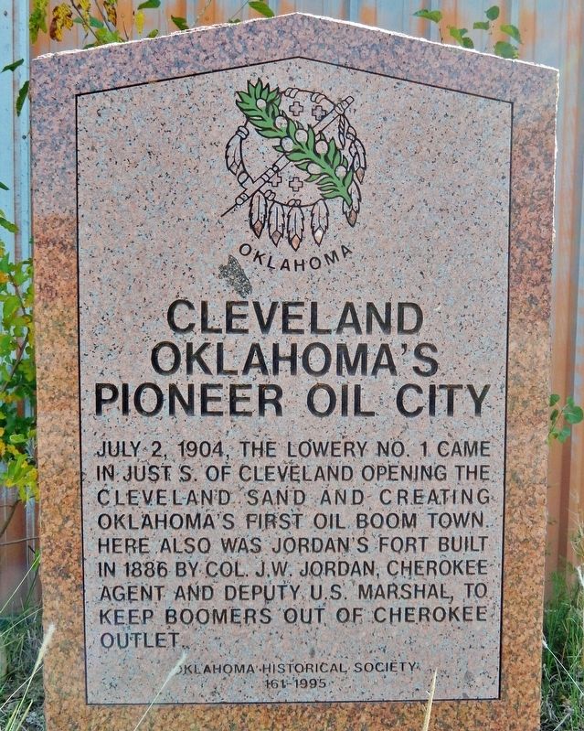 Cleveland Marker. Click for full size. Cleveland Marker image. Click for full size.