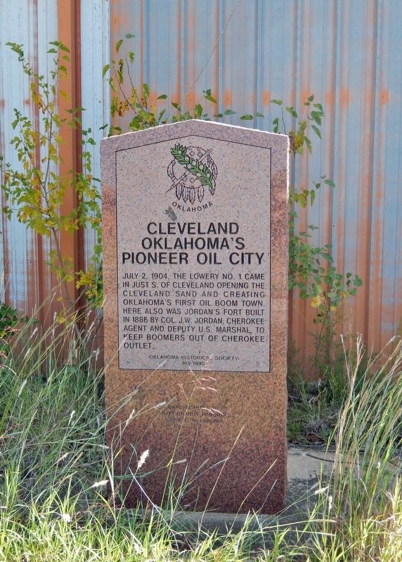 Cleveland Marker. Click for full size. Cleveland Marker image. Click for full size.