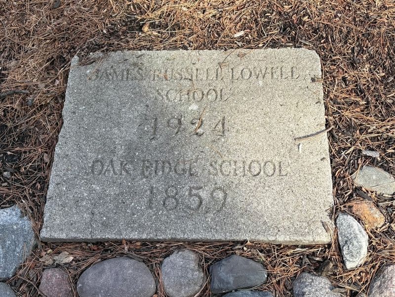 James Russell Lowell School Marker. Click for full size. James Russell Lowell School Marker image. Click for full size.