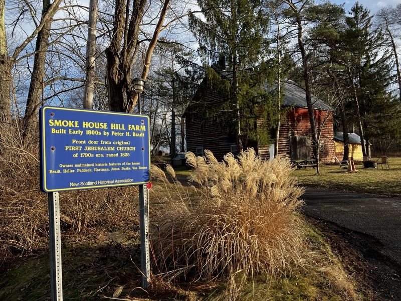 Smoke House Hill Farm Marker. Click for full size. Smoke House Hill Farm Marker image. Click for full size.