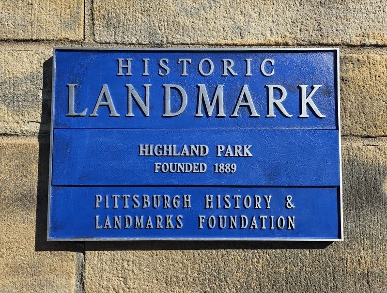 Highland Park Marker image. Click for full size.