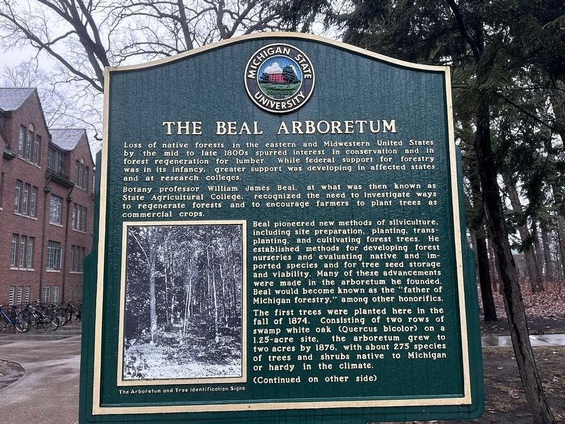 The Beal Arboretum Marker image. Click for full size.