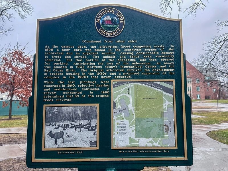 The Beal Arboretum Marker image. Click for full size.