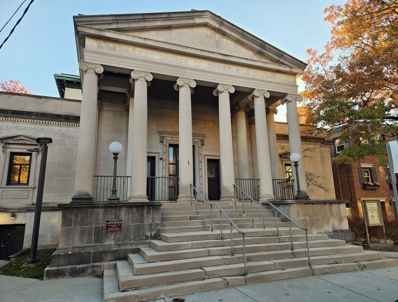 First Church of Christ, Scientist Marker. Click for full size. First Church of Christ, Scientist Marker image. Click for full size.