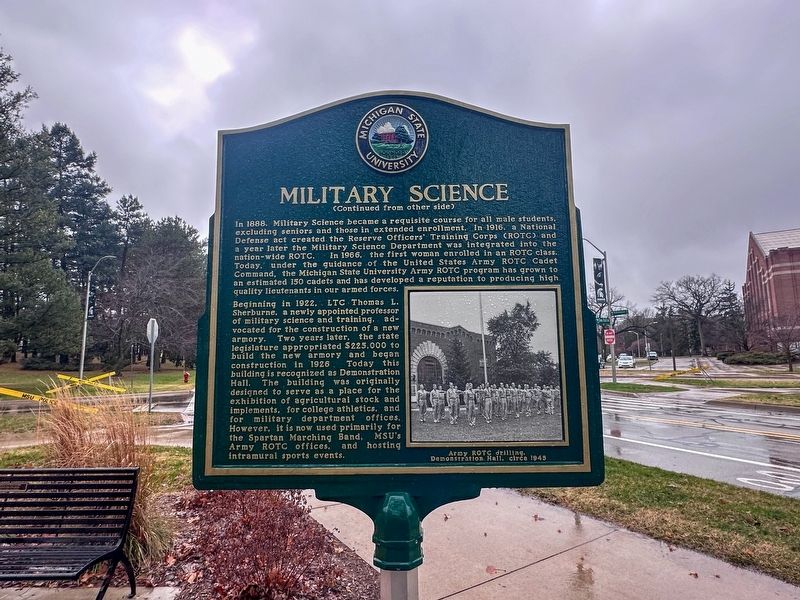 Military Science Marker. Click for full size. Military Science Marker image. Click for full size.