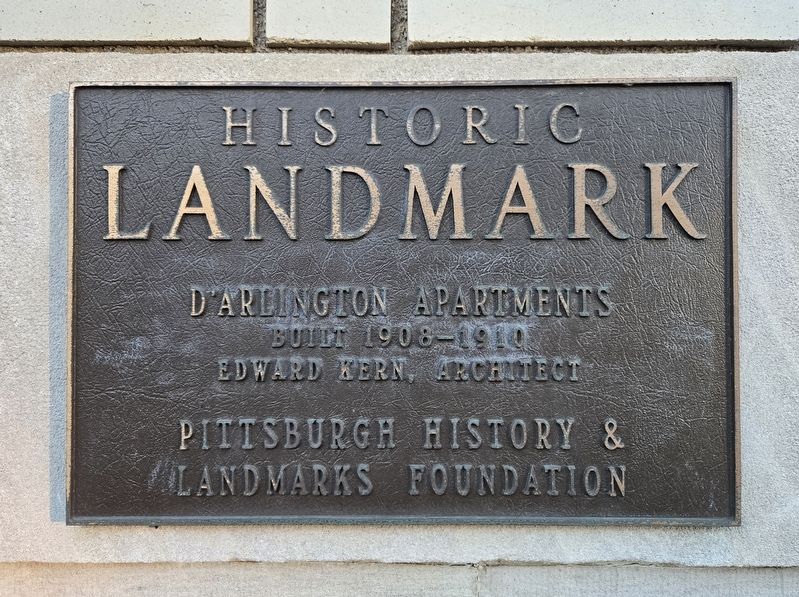 D'Arlington Apartments Marker image. Click for full size.