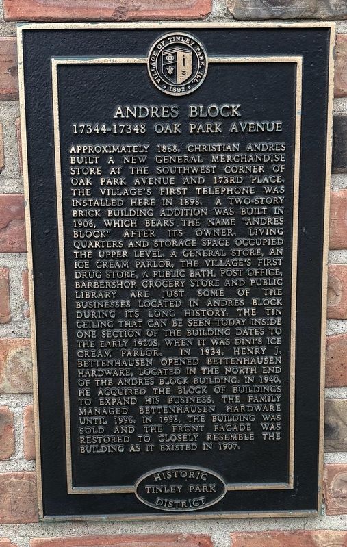 Andres Block Marker. Click for full size. Andres Block Marker image. Click for full size.