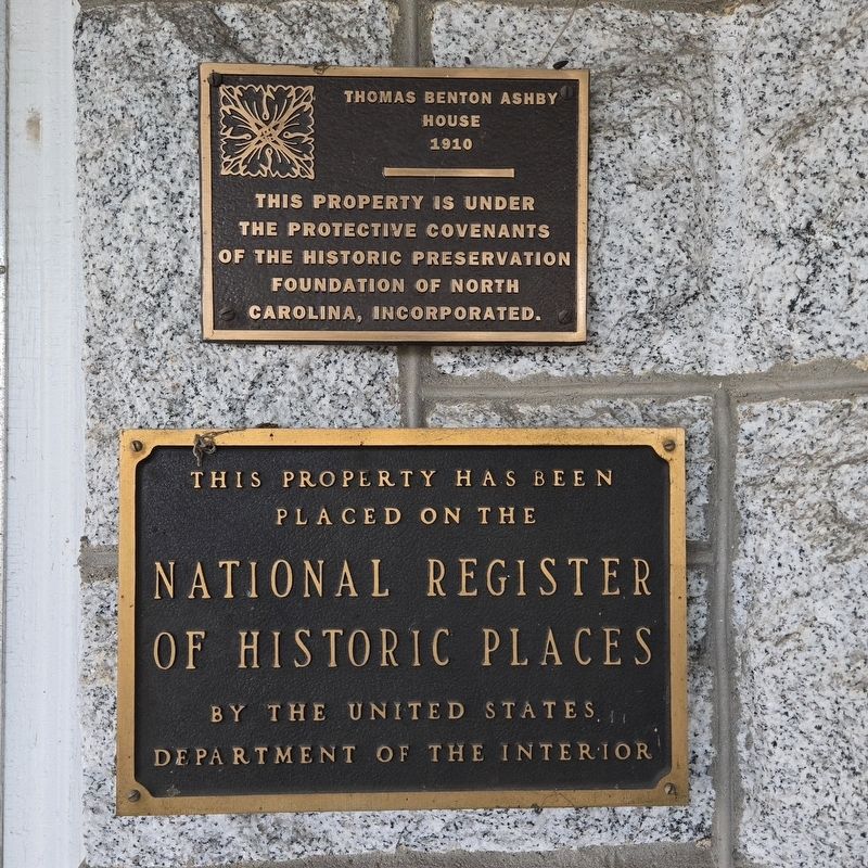 Thomas Benton Ashby House Marker. Click for full size. Thomas Benton Ashby House Marker image. Click for full size.