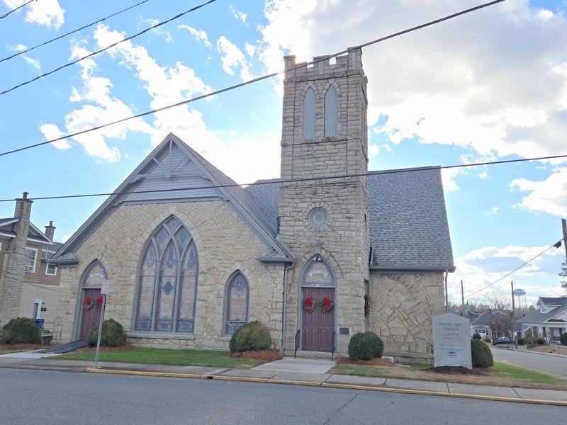 Full view Mount Airy Friends Church. Click for full size. Full view Mount Airy Friends Church image. Click for full size.