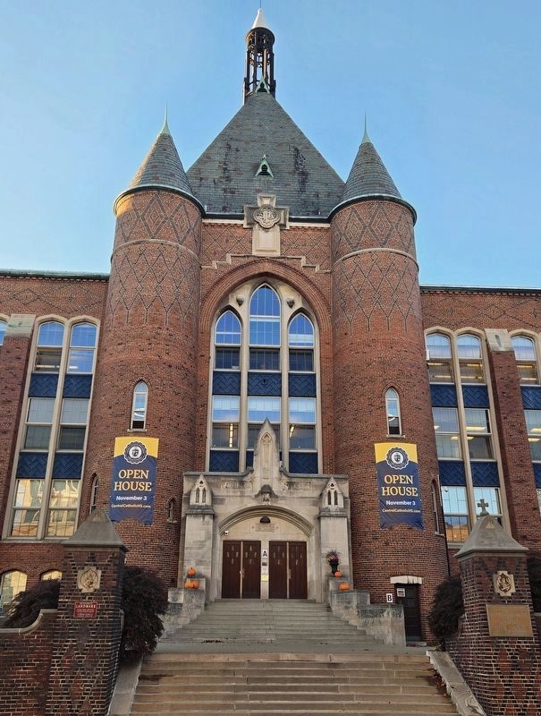 Central Catholic High School Marker image. Click for full size.