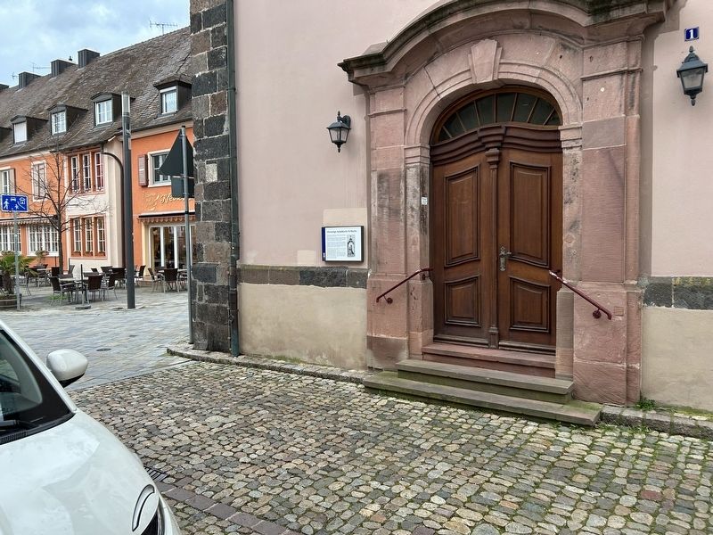 Ehemalige Spitalkirche St. Martin / Former Hospital Church Marker image. Click for full size.
