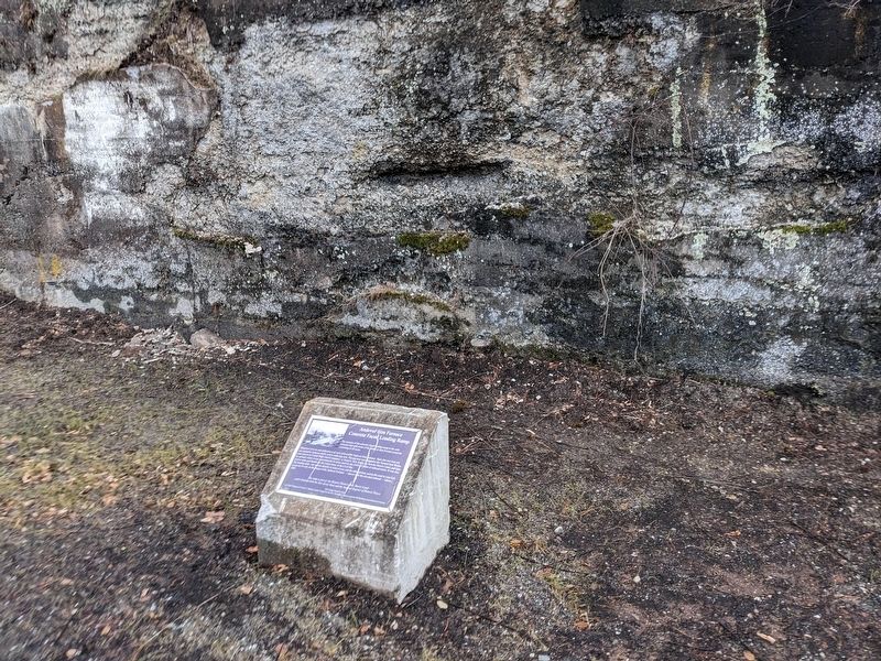 Andover Iron Furnace Concrete Faced Loading Ramp Marker. Click for full size. Andover Iron Furnace Concrete Faced Loading Ramp Marker image. Click for full size.