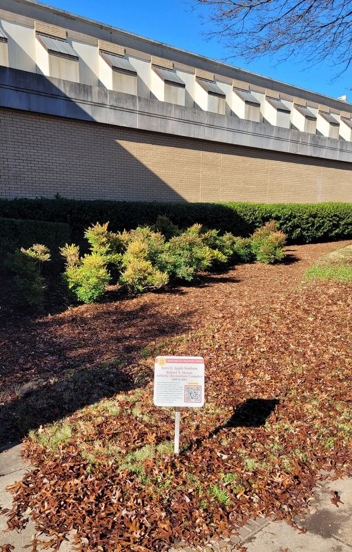 The view of the marker along the sports complex. Click for full size. The view of the marker along the sports complex image. Click for full size.
