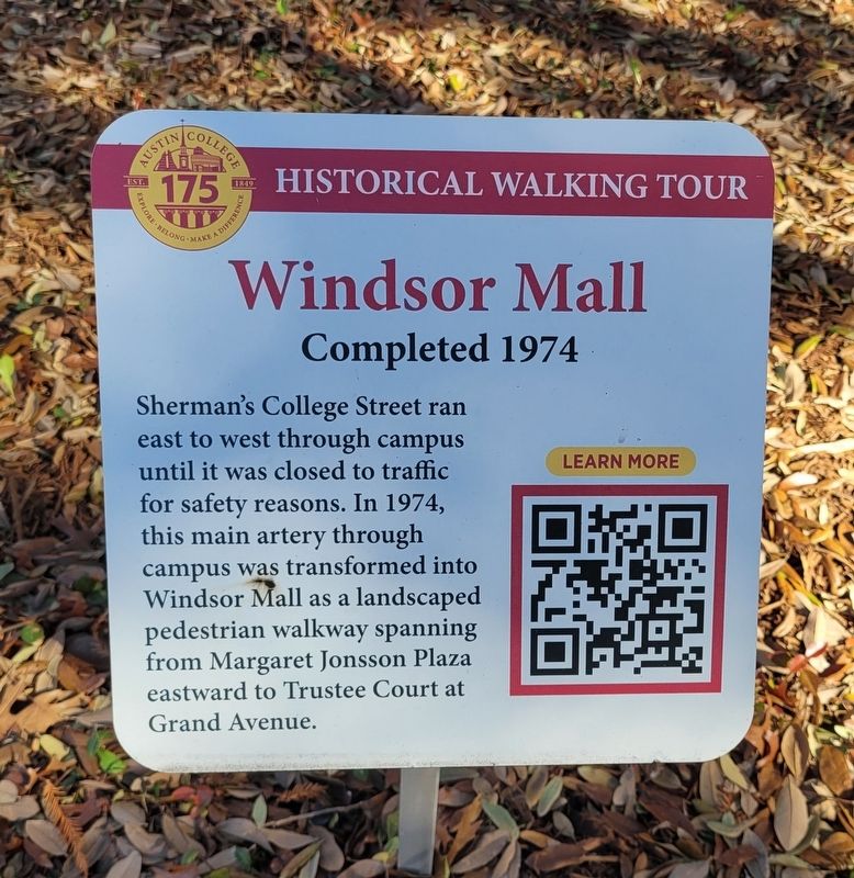 Windsor Mall Marker image. Click for full size.