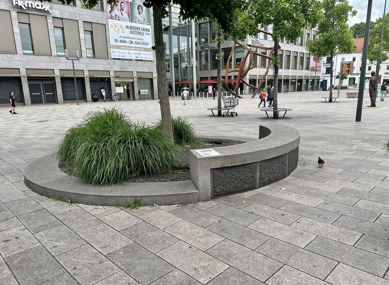 Fundament der Bastion / Foundation of the Bastion Marker - wide view. Click for full size. Fundament der Bastion / Foundation of the Bastion Marker - wide view image. Click for full size.