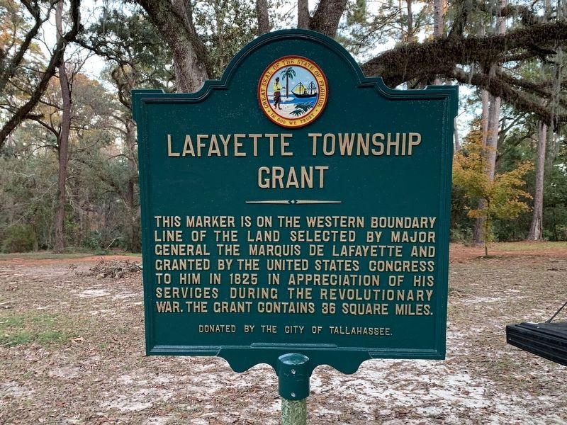Lafayette Township Grant Marker after restoration. Click for full size. Lafayette Township Grant Marker after restoration image. Click for full size.