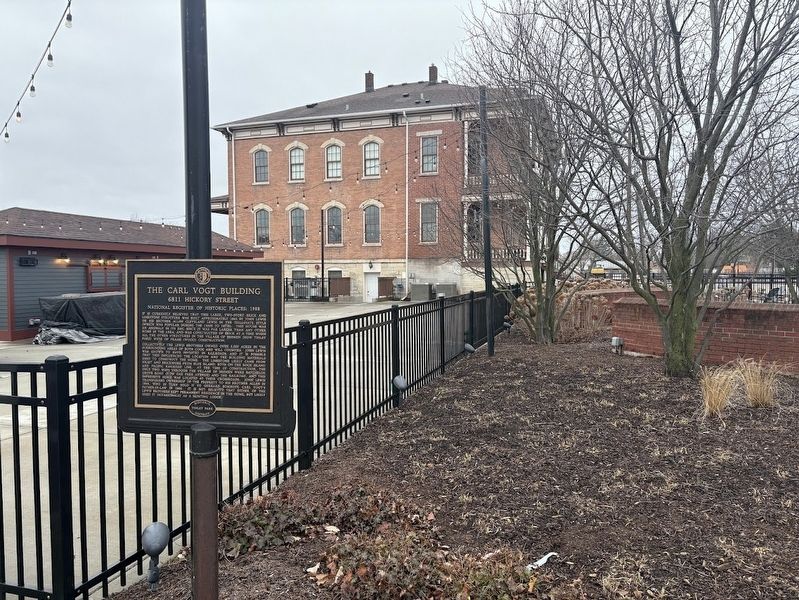 The Carl Vogt Building Marker image. Click for full size.