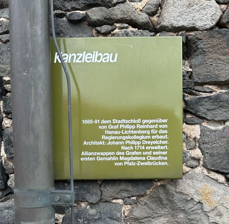 Kanzleibau / Chancellery Building Marker. Click for full size. Kanzleibau / Chancellery Building Marker image. Click for full size.