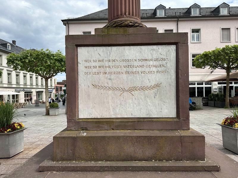 Bad Homburg Franco-Prussian War Memorial image. Click for full size.