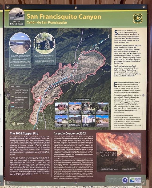 San Francisquito Canyon Marker image. Click for full size.