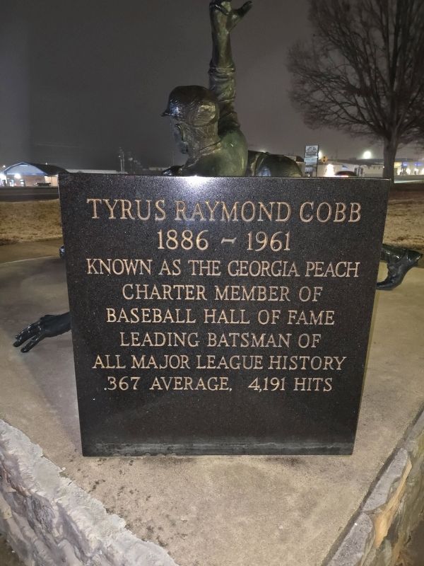 Tyrus Raymond Cobb Marker image. Click for full size.