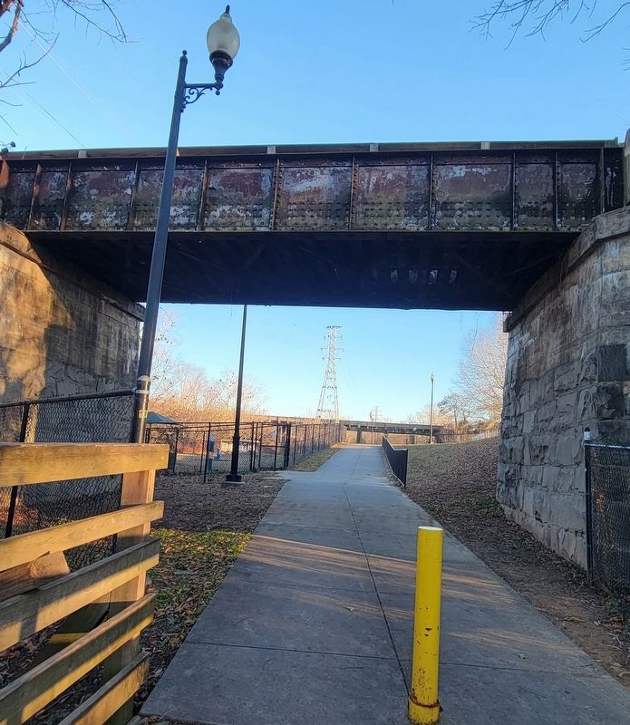 Low Clearance Rail Bridge image. Click for full size.