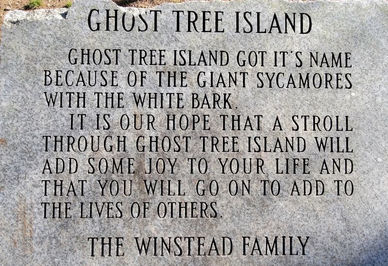 Ghost Tree Island Marker image. Click for full size.