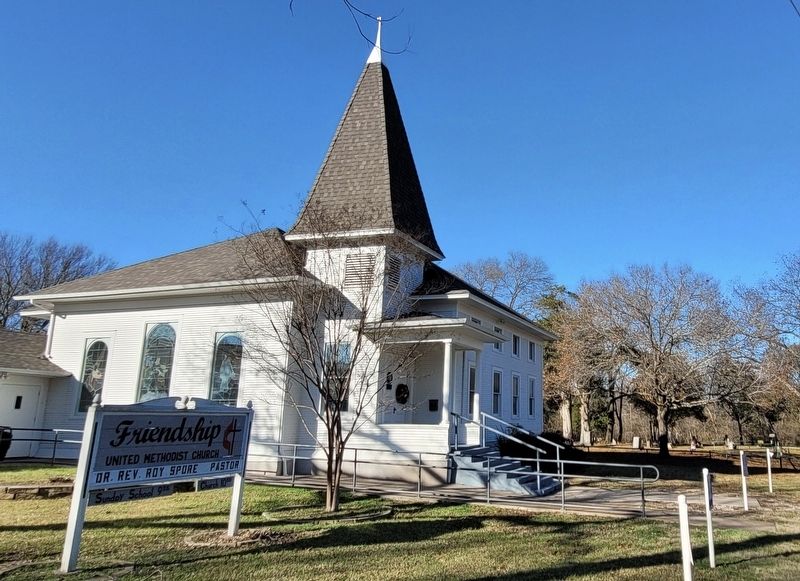 The Friendship Church next to the cemetery. Click for full size. The Friendship Church next to the cemetery image. Click for full size.