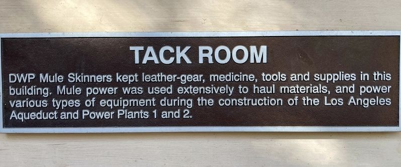 Tack Room Marker image. Click for full size.