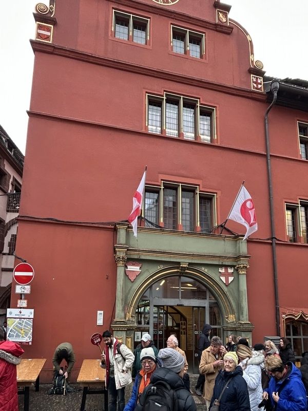 Altes Rathaus / Old Town Hall Marker. Click for full size. Altes Rathaus / Old Town Hall Marker image. Click for full size.