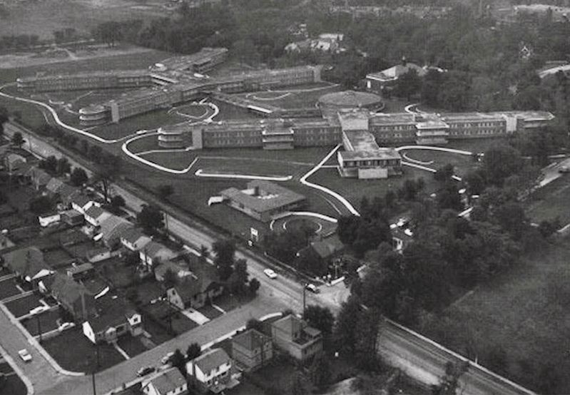 The Hamilton Psychiatric Hospital ca 1950s. Click for full size. The Hamilton Psychiatric Hospital ca 1950s image. Click for full size.