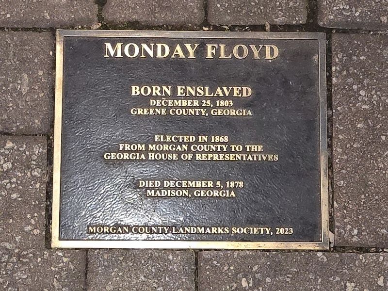 Monday Floyd Marker image. Click for full size.