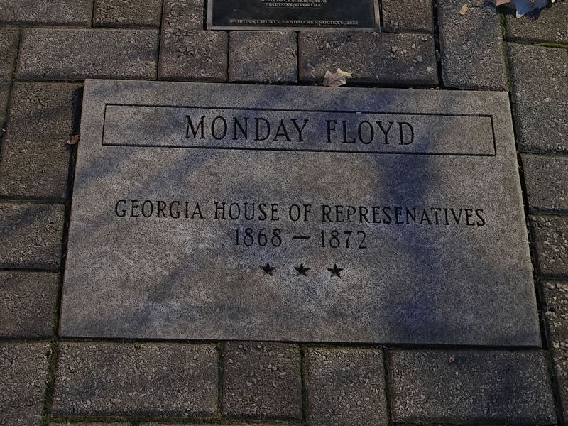 Monday Floyd granite marker image. Click for full size.