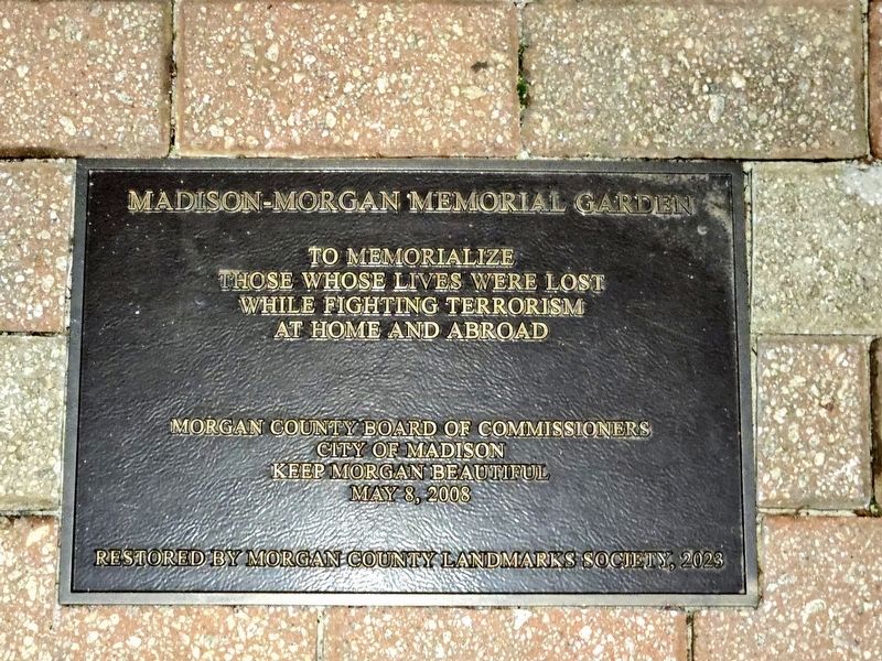 Madison - Morgan Memorial Garden Marker image. Click for full size.