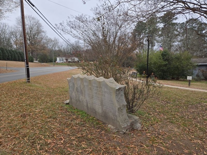 Birthplace of Joel Chandler Harris Marker looking south on North Lafayette Street image. Click for full size.