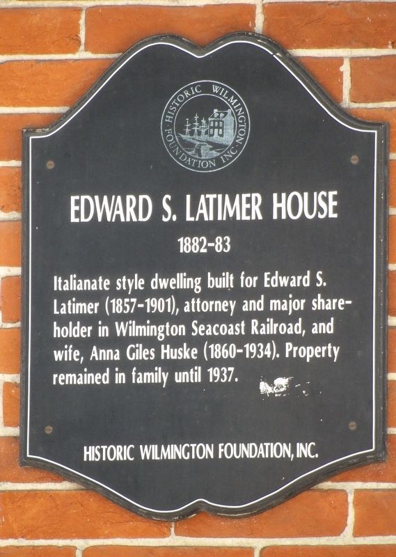 Edward S. Latimer House Marker image. Click for full size.