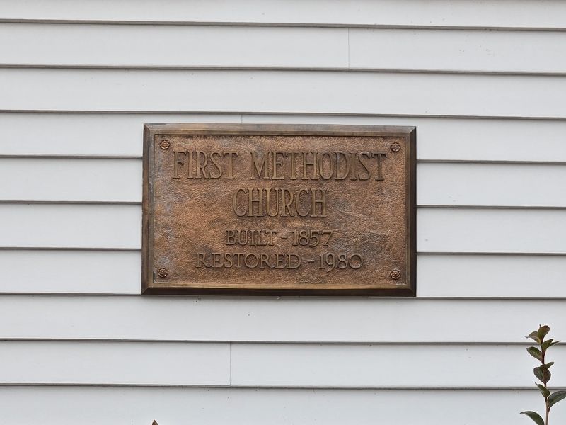 First Methodist Church Marker image. Click for full size.