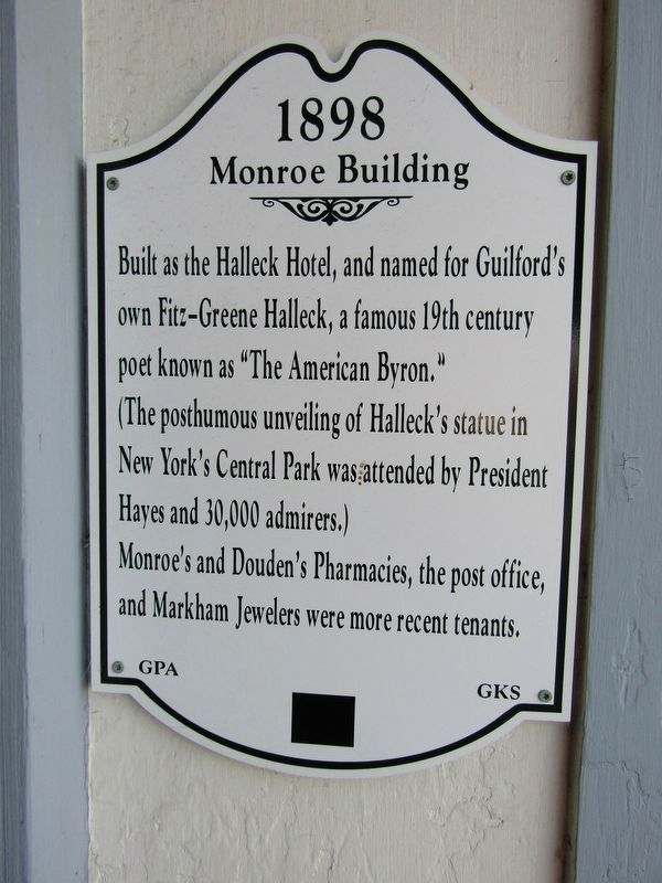 Monroe Building Marker image. Click for full size.