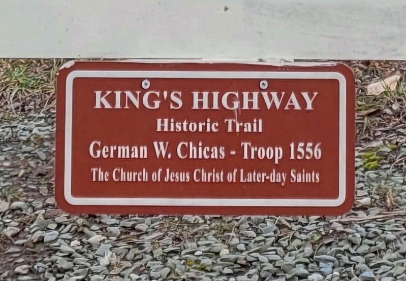 The King's Highway Marker image. Click for full size.