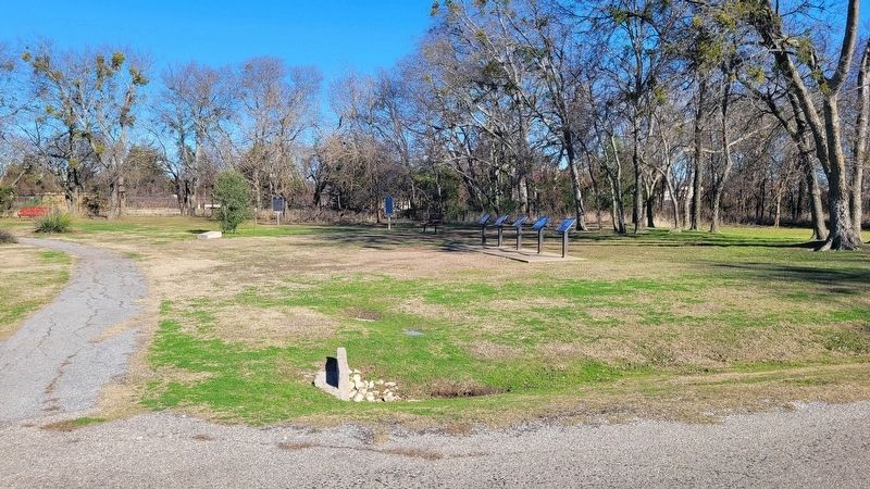 The view of the markers from the park�s parking lot image. Click for full size.