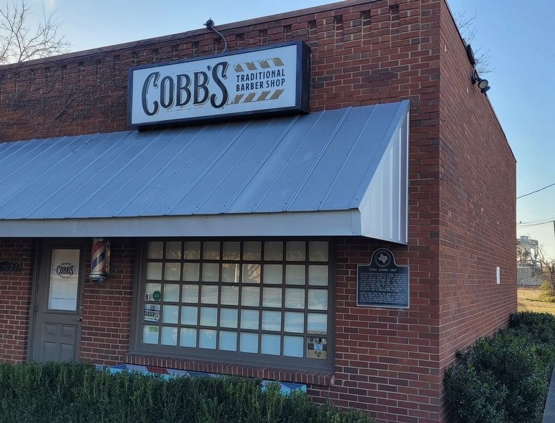 Cobbs Barber Shop Marker image. Click for full size.