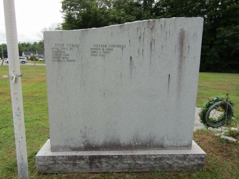 Sebago Veterans Memorial image. Click for full size.