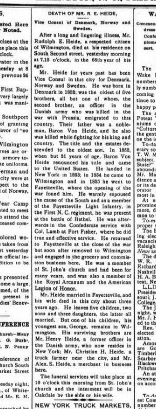 Rudolph Heide Obituary image. Click for full size.