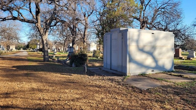 The view of the marker in the cemetery image. Click for full size.