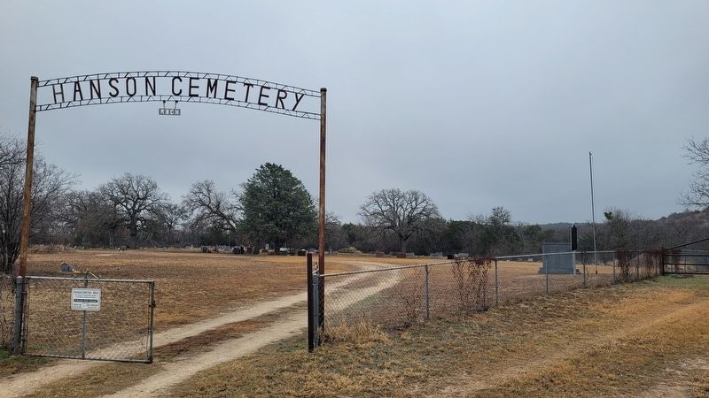 Hanson Cemetery image. Click for full size.