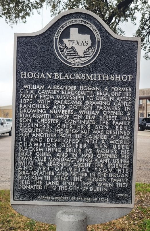 Hogan Blacksmith Shop Marker image. Click for full size.