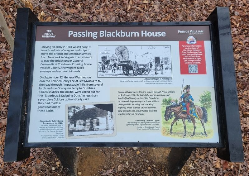 Passing Blackburn House Marker image. Click for full size.