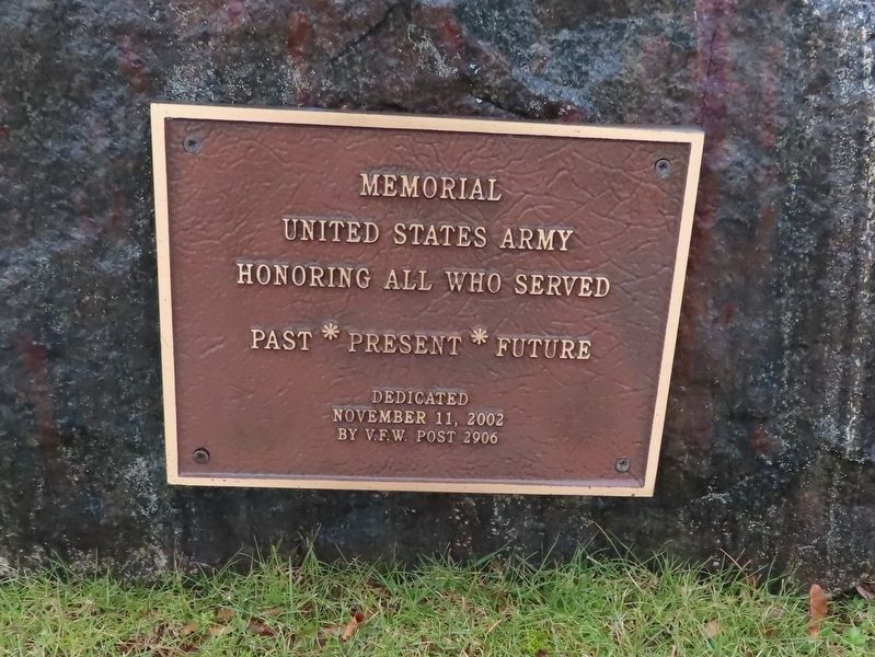 Memorial United States Army Marker image. Click for full size.
