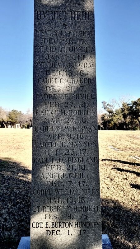 Royal Flying Corps Memorial - Right Side image. Click for full size.