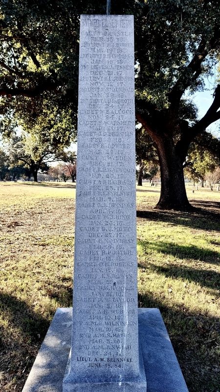 Royal Flying Corps Memorial - Left Side image. Click for full size.